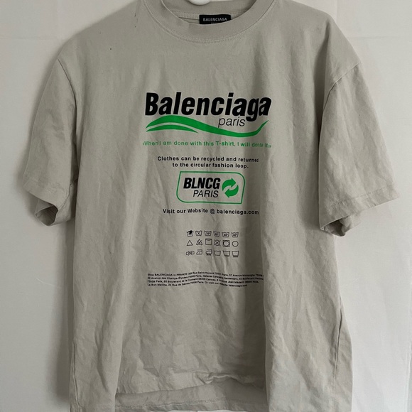 Balenciaga Other - Balenciaga Recycle T shirt